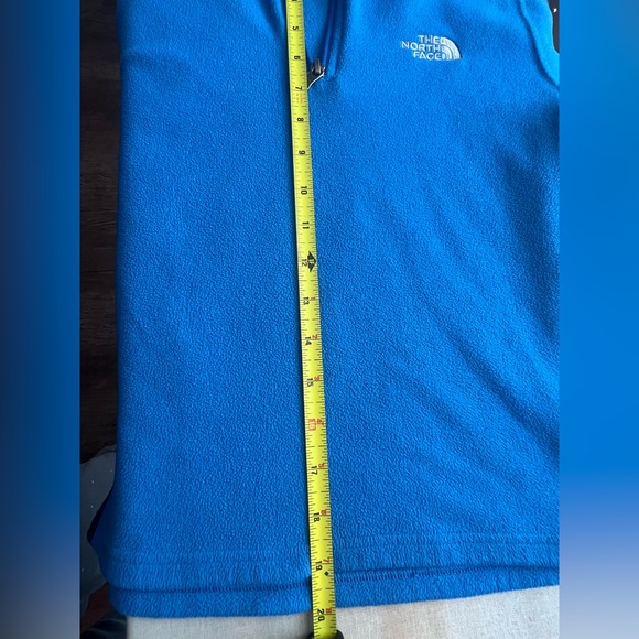 The North Face Boys M 10/12 Blue Fleece 1/4 Zip Pullover - Picture 9 of 12